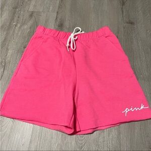 PINK Victoria's Secret Bright Pink Athletic Shorts
